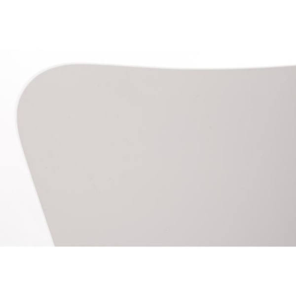 Calisto stapelbara stolar - CLP - Vit - Träsits - Metallunderrede Vit