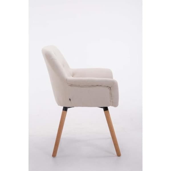 Matsalsstol av Cassidy tyg - Beige-Nature - CLP - Samtida - Design beige