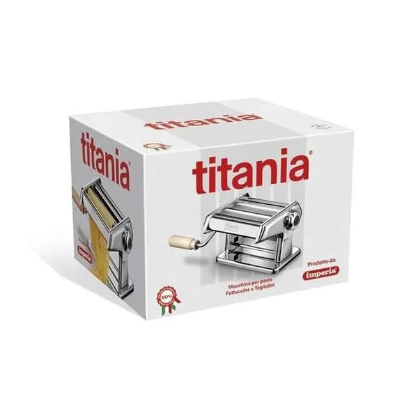 Pastamaskin - Imperia - Titania - Kromstål - 150 mm - 2-6,5 mm silver-