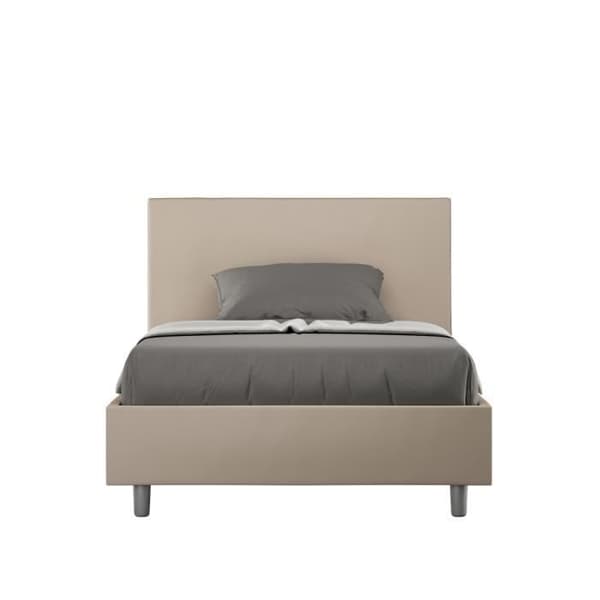 Bäddsoffa 1,5 plats - Adele - 120x190 - Lyftbar sängbotten - Färg grå - Elegant stil Grå