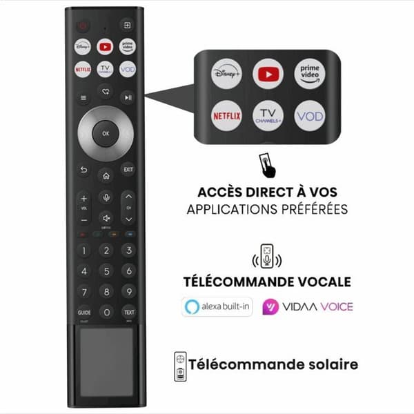 TV - Hisense - 65U7Q Pro - Mini LED QLED 4K - 65 tum - 2000 nits