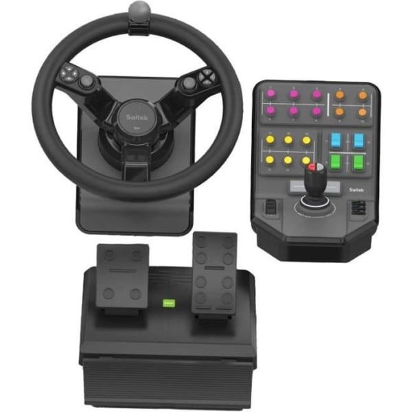 Traktorsimulator - Logitech G Saitek - Farm sim-kontroller - Designad för PC