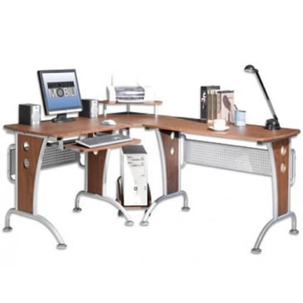Skrivbord - TECHLY - ICA TB 3806A - Ek - Modern design - Högra Ek