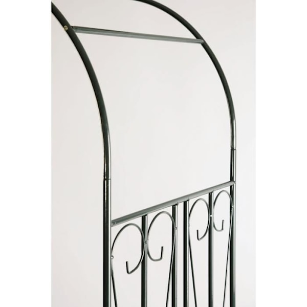 Trädgårdsbåge - CLP - Båge för rosor - Metall - 270 cm - Grön - Markfäste