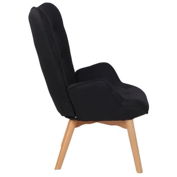 -CLP-Chaise Lounge Durham i tyg-Array svart