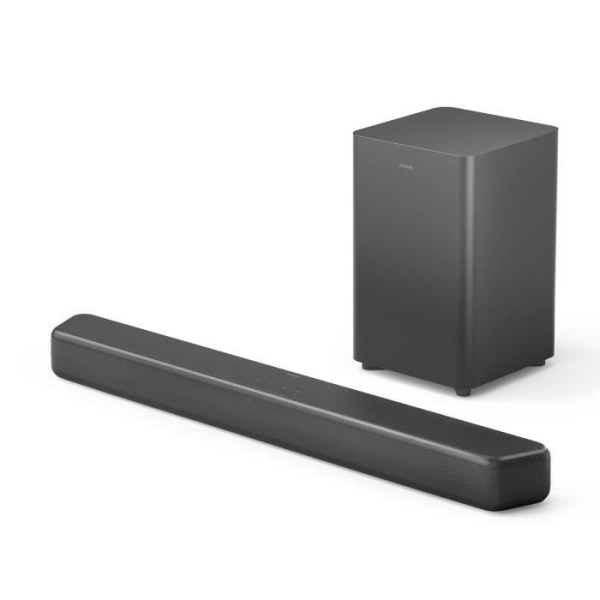 2.1 soundbar - 120 W - Trådlös subwoofer - Bluetooth - Dolby Digital - DTS Virtual:X - HDMI ARC - Mörkgrå