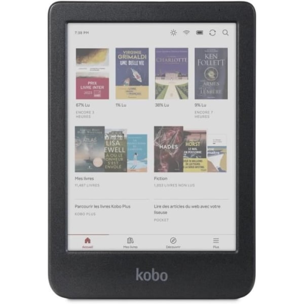 Kobo Clara Färg | Färg eReader | 6" bländfri färg E Ink Kaleido™ 3-skärm