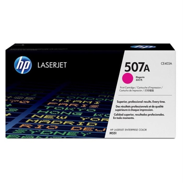 HP 507A (CE403A) magenta tonerkassett för LaserJet 500 MFP M570/500 MFP M575/500 M551 skrivare