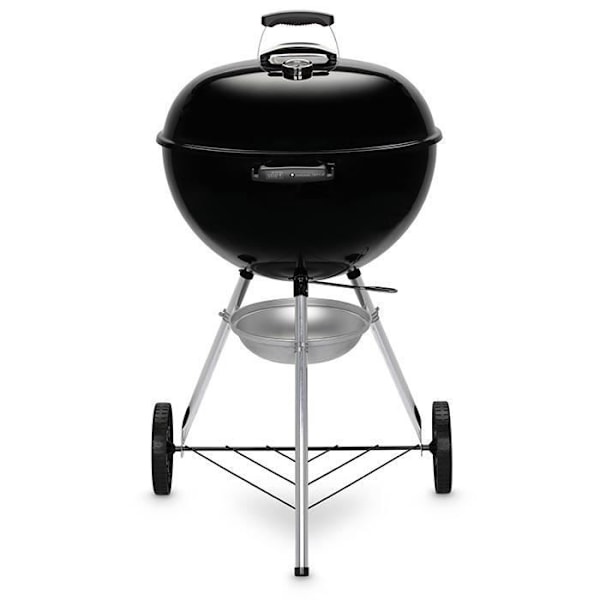 Kolgrill - WEBER - Original Vattenkokare E-5710 - Grill i kromat stål - Integrerad termometer Svart