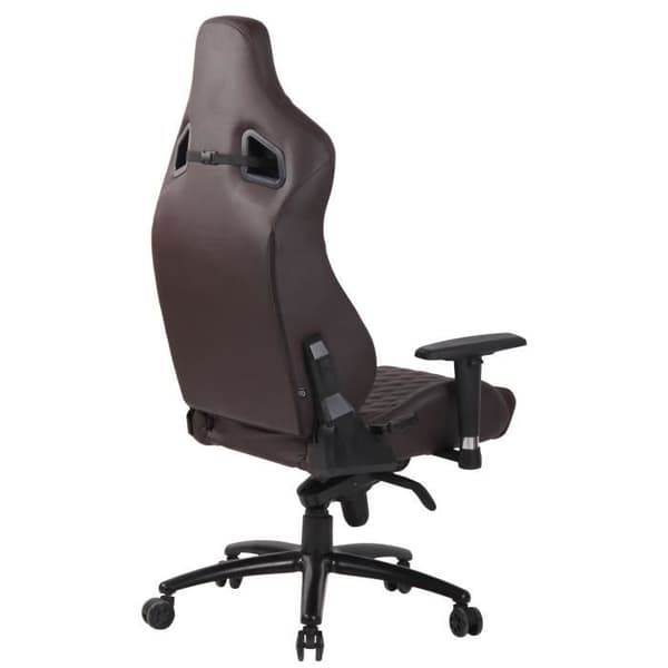 -CLP-Gamer kontorsstol Keren i äkta läder-Array kastanj