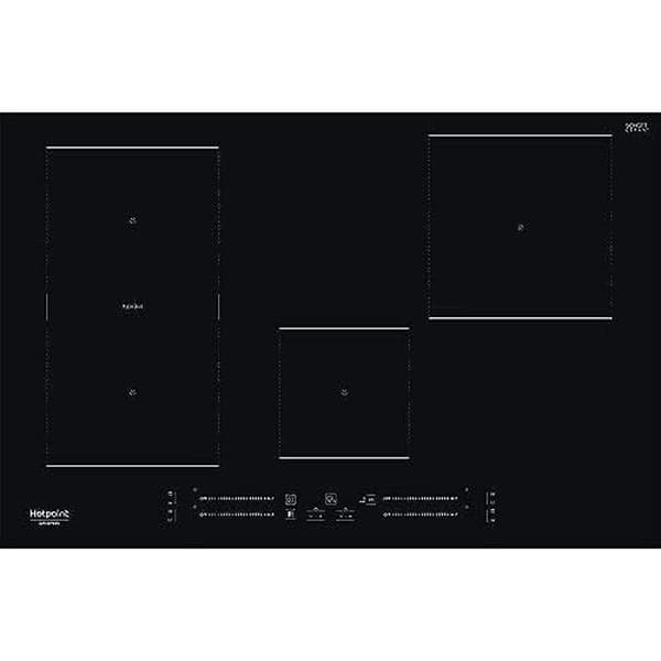 Induktionshäll - Hotpoint - HS 3377C BF - 4 plattor - Bredd 77 cm - Djup 51 cm