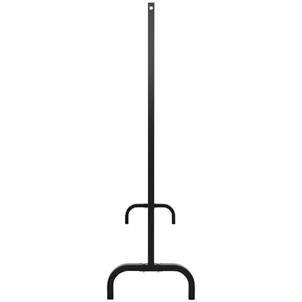 Lara Klädställ Robust garderob Industriell design Lastkapacitet: 100 kg, svart -150x38x120 cm Svart
