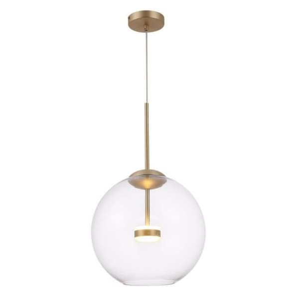 Glaskupa - Maytoni - Cometa - Integrerad LED - Matt guld - Modern