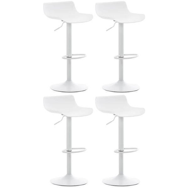 -CLP-Set om 4 barstolar Aveiro-Array Vit