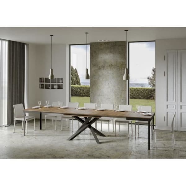 Volantis Evolution Bord - Volantis - Valnöt - Vit - 90x180 Avlångt - 440 Antracitram Valnöt