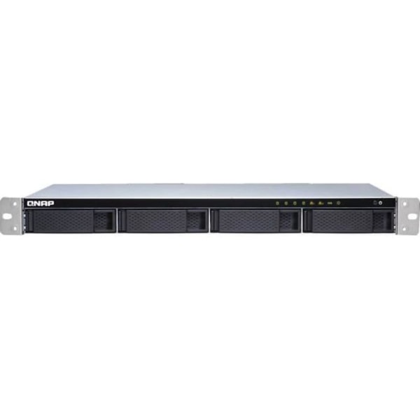 QNAP TS-431XeU NAS-server - 4 fack - Rackmonterbar - SATA 6 Gb/s - RAID 0, 1, 5, 6, 10, JBOD, 5 hot spare - 8 GB RAM