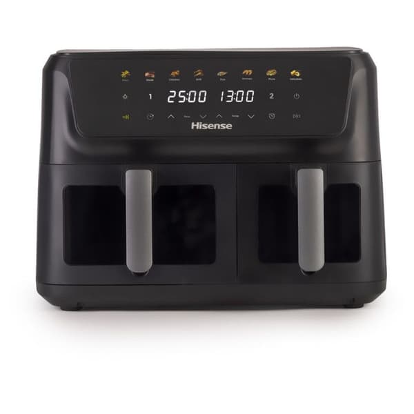 Hisense Luftfritös HAF2700DCD 11L Dubbel Korg 2700W 8 Program Touch Svart Nero