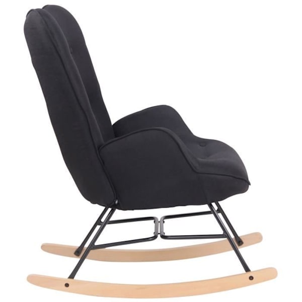 Gungstol - CLP - Sanka - Tyg - Svart - Modern design Svart