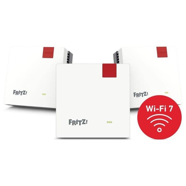 FRITZ! WiFi 7 Mesh-repeater Set 1700 3-pack International 20003129 LAN, WiFi mesh
