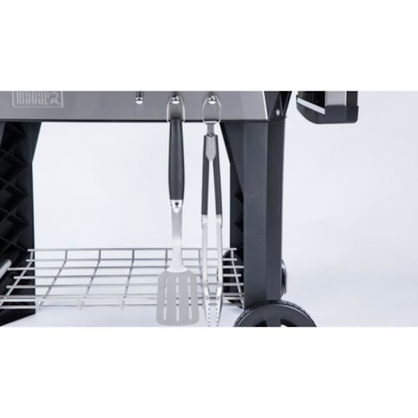 WEBER Pulse 2000 elektrisk grill med vagn Svart