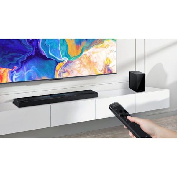 TCL Modell: Q75HE 5.1.2 ch Do Svart