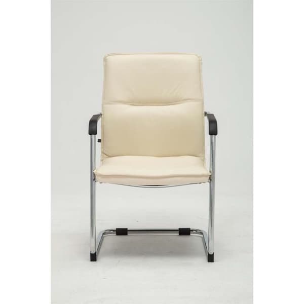 -CLP-Chaise cantilever Seattle i konstläder-Array grädde