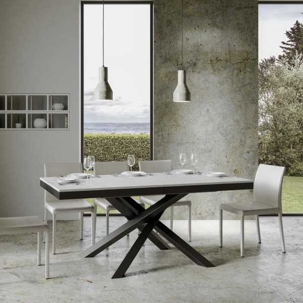 Volantis Evolution Bord Vit Askskiva 90x180 Lång 440 Antracitram Vit