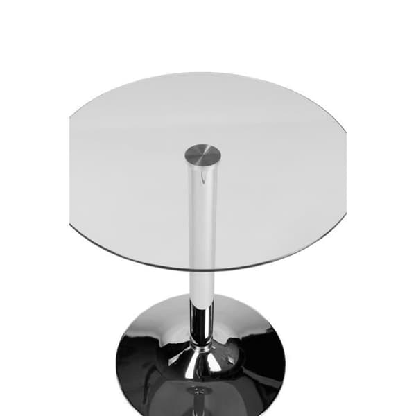 -CLP-Glasrundbord 70 cm höjd-Array klart glas