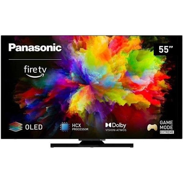 PANASONIC TV-55Z80AEZ - TV OLED 55" (139 cm) - 4K UHD 3840x2160 - 100Hz - HDR10+ - Ansluten TV - 3xHDMI 2.1 - WiFi Svart