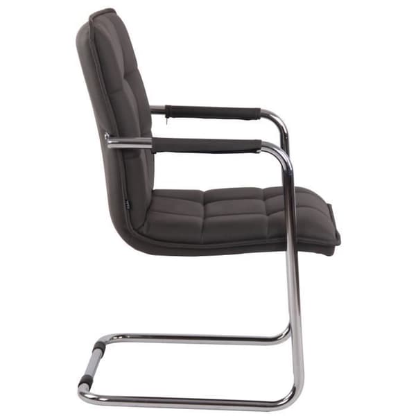 -CLP-Chaise Cantilever Gandia i konstläder-Array grå