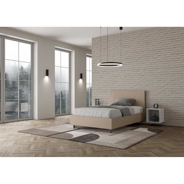 Bäddsoffa 1,5 plats - Adele - 120x190 - Lyftbar sängbotten - Färg grå - Elegant stil Grå