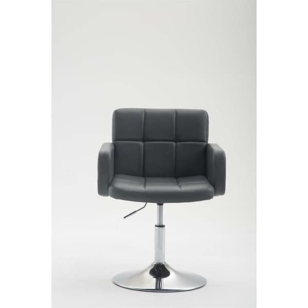 -CLP-Fauteuil lounge Los Angeles konstläder-Array grå
