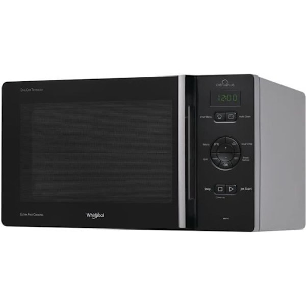 Whirlpool MCP345SIL Fristående grill mikrovågsugn 25 liter 800 Watt silver