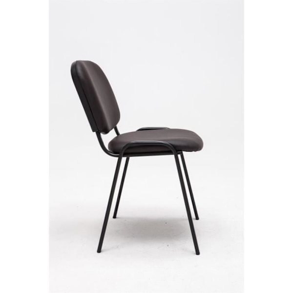 Besöksstol - CLP - Ken - Kunstläder - Brun - Modern design kastanj