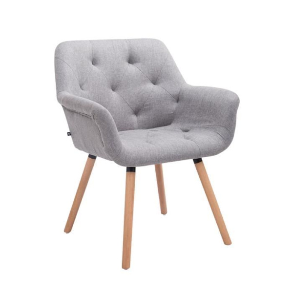 Matsalsstol - CLP - Cassidy - Med armstöd - Grey-Nature - Skandinavisk design Grå-natur