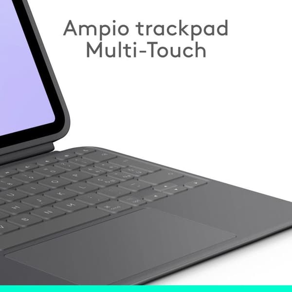 Logitech Combo Touch Tangentbordskåpa för iPad Pro 11" Bakgrundsbelyst Grafit
