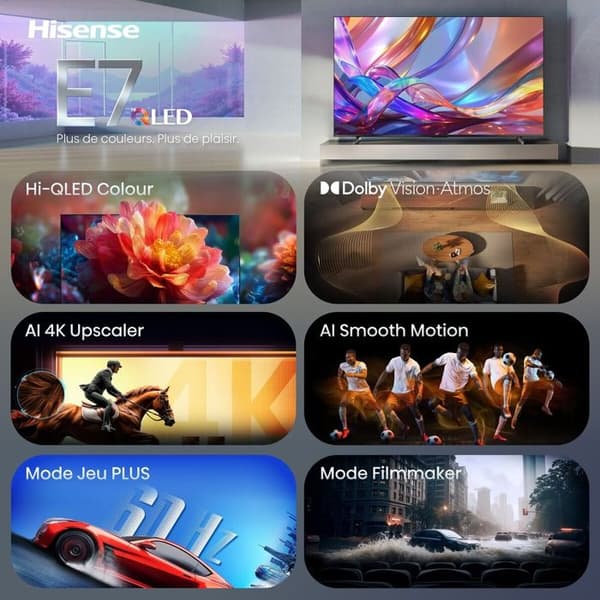TV LED Hisense QLED 50E79S 126 cm 2026