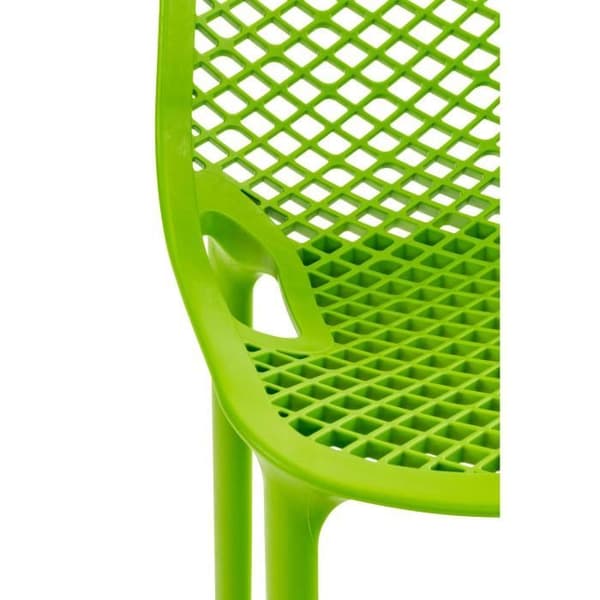 -CLP-Set med 2 utomhusbarstolar Air-Array grön