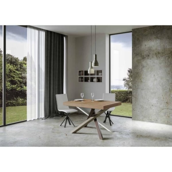 Utdragbart bord - Volantis - Natural Oak - 120/224 cm - 10 personer