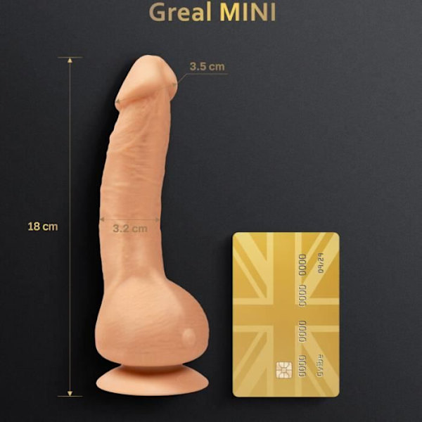 G-VIBE vibrator - GREAL MINI - Hypoallergen silikon - 6 vibrationsfunktioner