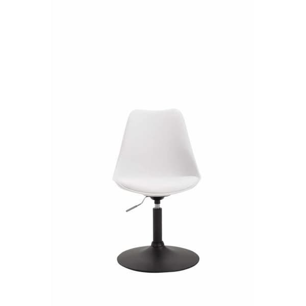 -CLP-Set med 4 Maverick plastmatstolar med metallfot-Array Vit