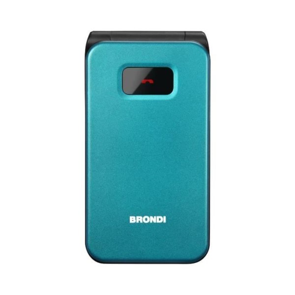 BRONDI BROINTREPID4GGN Telefon - Flip - Dual SIM - 2,8 tum - 2 MP - Grön