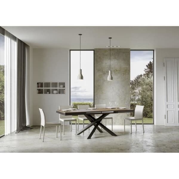 Volantis Evolution Bord - Volantis - Valnöt - Vit - 90x180 Avlångt - 440 Antracitram Valnöt