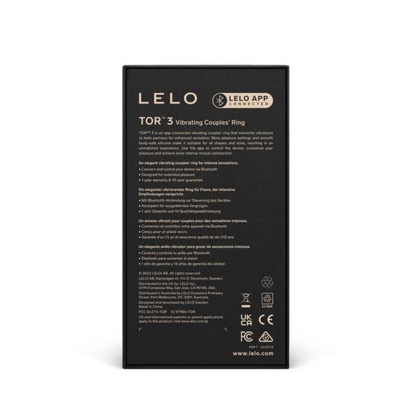 LELO - TOR 3 - Svart Svart