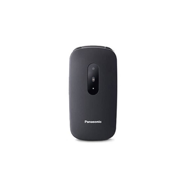 Panasonic KX-TU446 Flip mobiltelefon för seniorer stötsäker svart