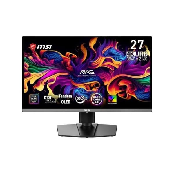 Monitor MSI MAG 272UP QD-OLED E16 26 5" UltraHD 4K 165Hz QD-OLED Höjdjustering