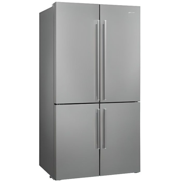 SMEG FQ60XF 4-dörrars kylskåp - 572L - Extra Fresh Zone 0°C - LED - Grå