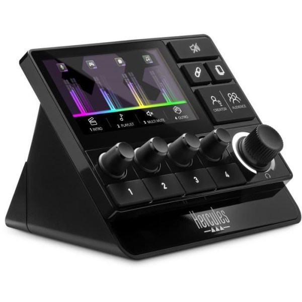 Ljudkontroll - HERCULES - STREAM 200 XLR - Enkel och intuitiv ljudkontroll - Avancerad streaming