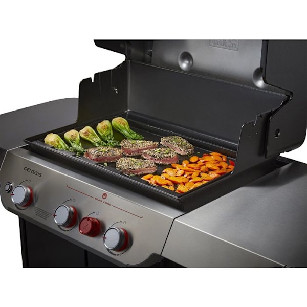 Inbyggd plancha för Weber Genesis 300 grill