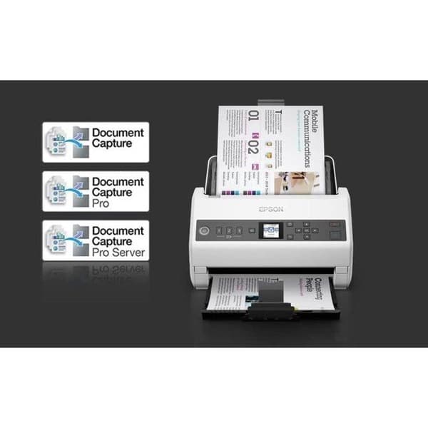 EPSON WorkForce DS-730N - Dubbelsidig dokumentskanner